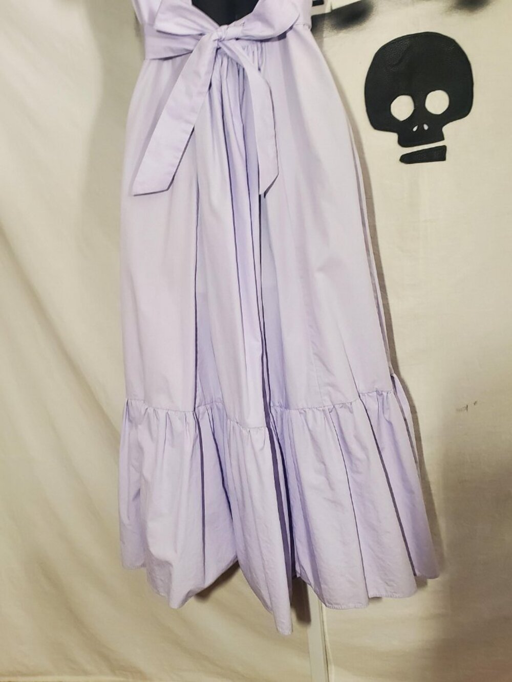 Farrow Beulah Cotton Open Back Tiered Dress in Lavender - Sz S- shipping incl. - Picture 12 of 16